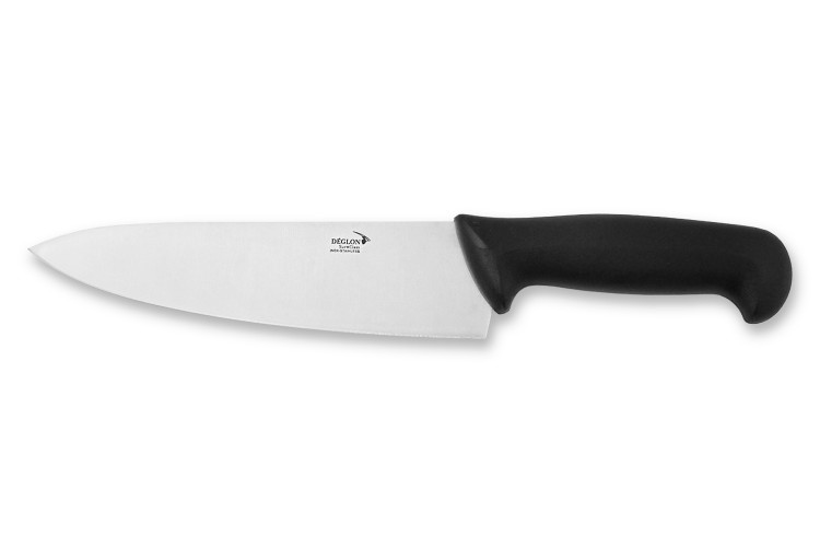 Couteau &eacute;minceur Deglon Surclass noir lame 20cm acier inox
