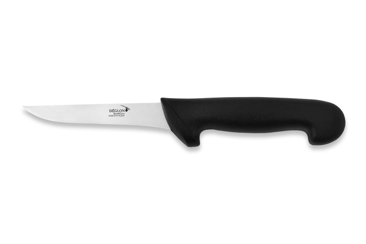 Couteau &agrave; d&eacute;sosser &eacute;troit Deglon Surclass noir lame 13cm acier inox