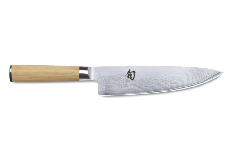 Couteau de chef japonais Kai Shun Classic White damas 33 couches 20cm