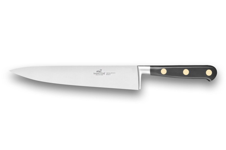 Couteau de Chef Lion Sabatier Chef lame 15cm manche en polyac&eacute;tal noir