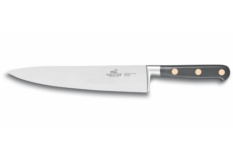 Couteau de Chef Lion Sabatier Chef lame 20cm manche en polyac&eacute;tal noir