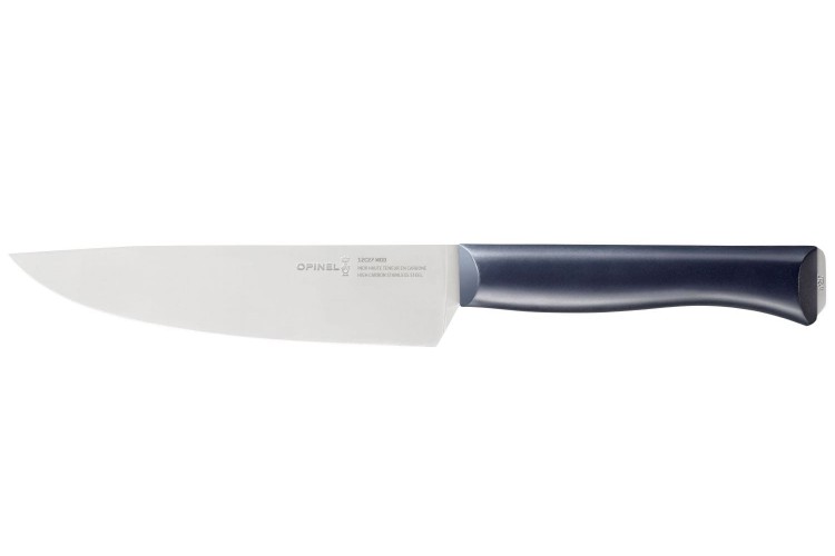 Couteau de chef Intempora Opinel acier Sandvik manche bleu marine