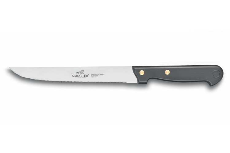 Couteau &agrave; d&eacute;couper microdent&eacute; SABATIER Cuisine d'aujourd'hui 19cm