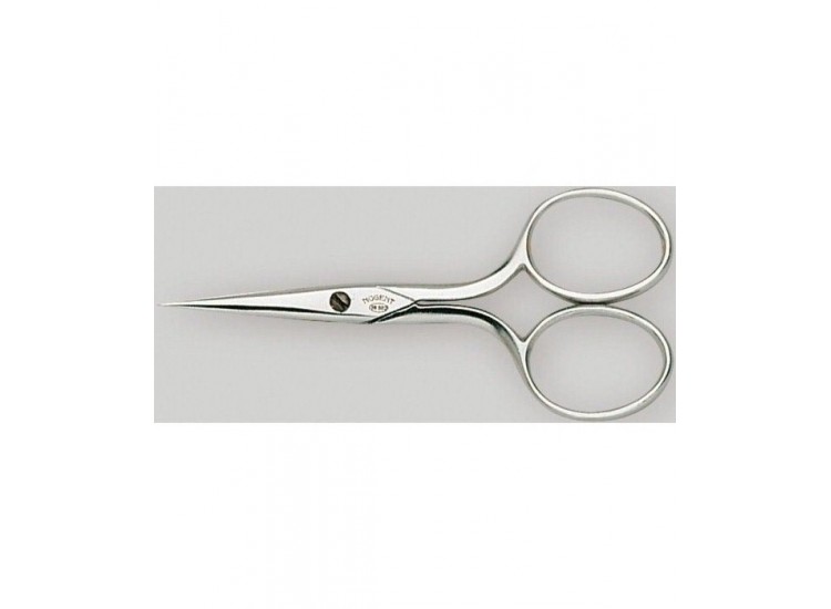 Ciseaux broderie NOGENT HB 9 cm chrom&eacute;s jambettes lames rondes