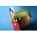Eplucheur Opinel lame microdentée 6cm acier inox manche rouge