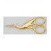 Ciseaux broderie NOGENT HB 9 cm chromés cigogne dorés