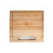 Planche Boos Blocks Prep Masters bois d'érable + plateau acier 46x46x6cm