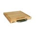 Planche Boos Blocks Prep Masters bois d'érable + plateau acier 46x46x6cm