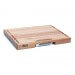 Planche Boos Blocks Prep Masters bois d'érable + plateau acier 46 x 38 x 6cm