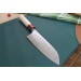 Couteau santoku japonais artisanal Masakage Kiri 16.5cm damas 49 couches