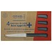 Coffret 4 couteaux Opinel Bon Appétit+ Anthracite 11cm inox
