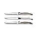 Coffret 6 couteaux à steak dentelés Lou Laguiole Tradition manches 3 coloris