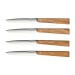 Coffret 4 couteaux Opinel Bon Appétit Sud 11cm inox manche olivier