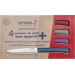 Coffret 4 couteaux Opinel Bon Appétit+ Glam 11cm inox
