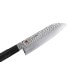 Couteau santoku japonais Kasumi Kuro 16.5cm martelé damas 32 couches