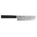Couteau nakiri japonais Kasumi Kuro 16.5cm martelé damas 32 couches
