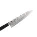 Couteau de chef japonais Kasumi Kuro 21cm martelé damas 32 couches