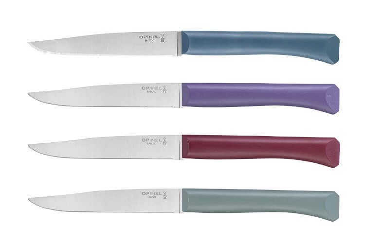 Coffret 4 couteaux Opinel Bon Appétit+ Glam 11cm inox