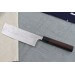 Couteau nakiri japonais artisanal Yu Kurosaki Fujin 16,5cm SG2 Damascus 33 couches