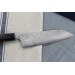 Couteau santoku japonais artisanal Yu Kurosaki Fujin 16,5cm SG2 Damascus 33 couches
