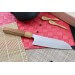 Couteau santoku japonais artisanal Makoto Kurosaki Sakura acier SG2 16.5cm