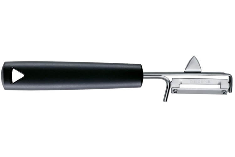Éplucheur Triangle lame pivotante inox manche PP noir