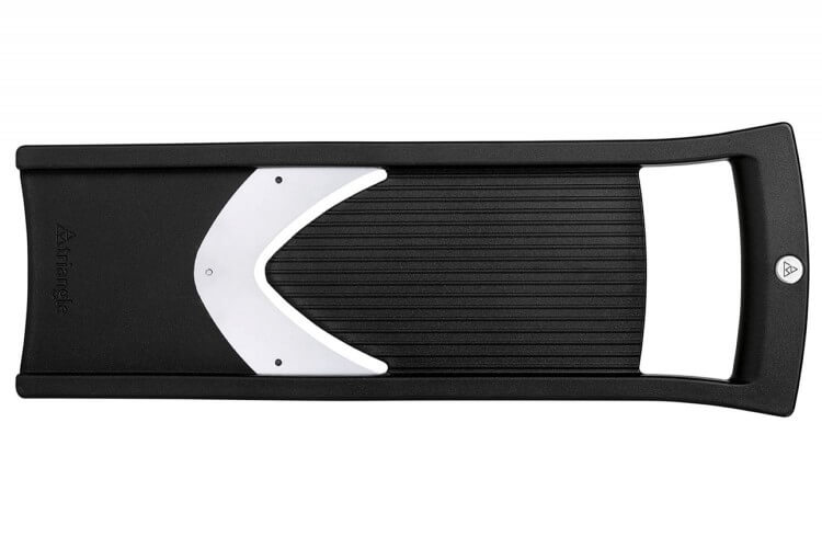 Mandoline Triangle lame inox + poussoir PP noir