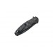 Couteau pliant Ziggy Ansø FOX Fx-308 CFB manche noir 11.5cm ondulé + étui