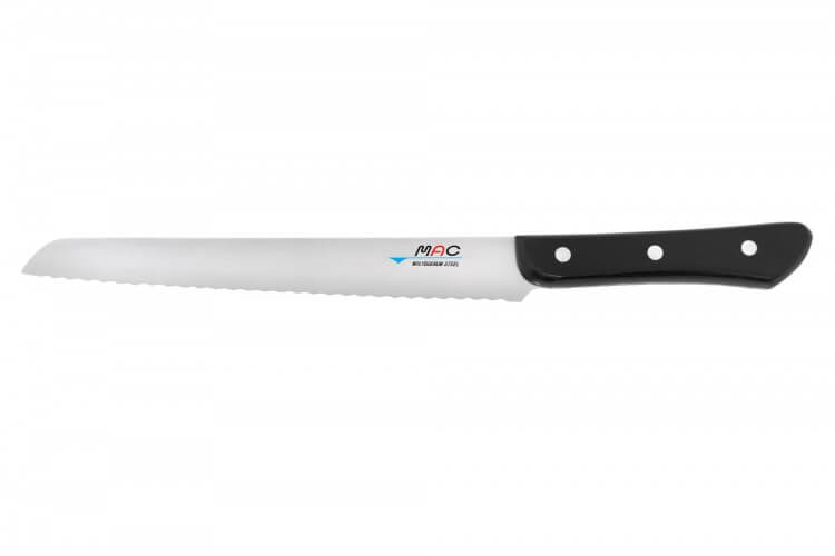 Couteau à pain japonais MAC Chef lame dentelée 22cm