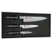 Coffret 3 couteaux Kasumi Standard lames Damas