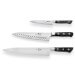 Coffret de 3 couteaux japonais MAC Professional office + chef alvéolé 20cm + chef 24cm