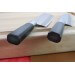 Coffret 2 couteaux japonais Nagekomi lame martelée : santoku + nakiri 