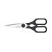 Ciseaux de cuisine 21cm acier inoxydable manche noir