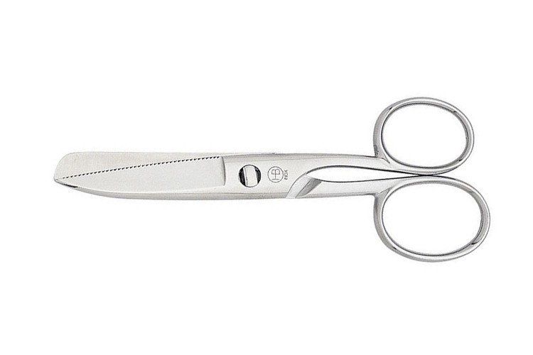 Ciseaux a poisson HB 18 cm avec une lame dent&eacute;e - D&eacute;montables