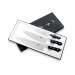 Coffret de 3 couteaux japonais MAC Professional office + chef alvéolé 20cm + chef 24cm
