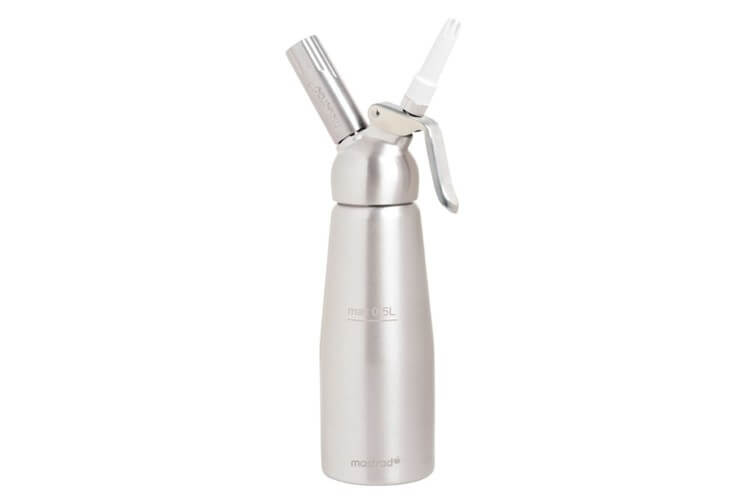 Siphon Mastrad en aluminium pour préparations chaudes et froides 0,5L
