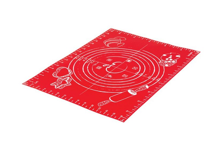 Feuille &agrave; p&acirc;tisserie Mastrad gradu&eacute;e en silicone rouge 30x40cm