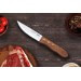 Set de 4 couteaux à steak 3 Claveles Angus 12cm acier inox manche frêne
