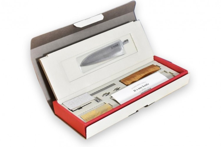 Kit couteau santoku &agrave; assembler soi-m&ecirc;me