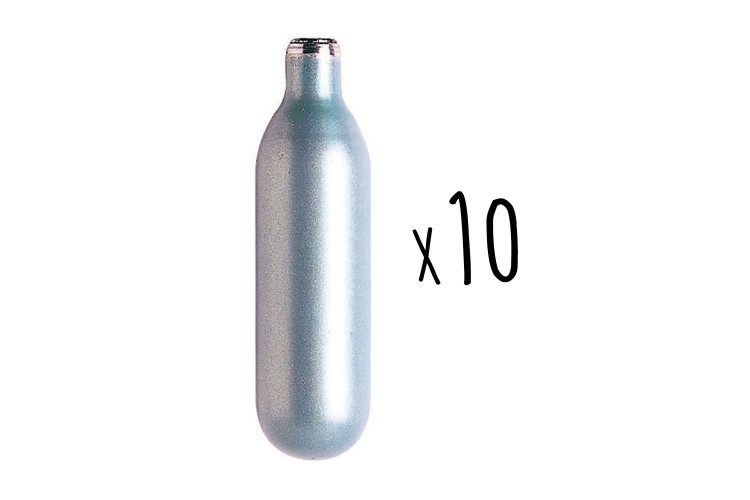 Lot de 10 cartouches de gaz pour siphon Mastrad