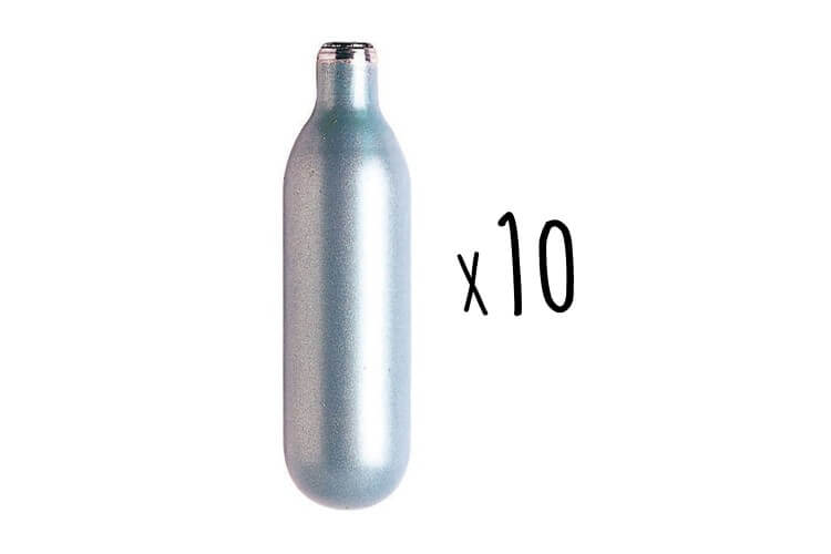 Lot de 10 cartouches de gaz pour siphon Mastrad