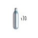 Lot de 10 cartouches de gaz pour siphon Mastrad