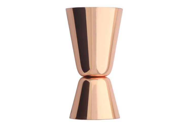 Doseur &agrave; cocktail Chef & Sommelier Just 2 Cl / 4 Cl inox rev&ecirc;tement cuivre