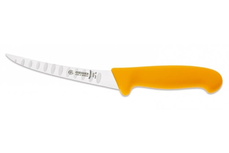 Couteau à désosser pro Giesser lame alvéolée 15cm 2505