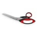 Ciseaux à poisson Wasa Solingen 25,4cm acier inoxydable manche noir et rouge