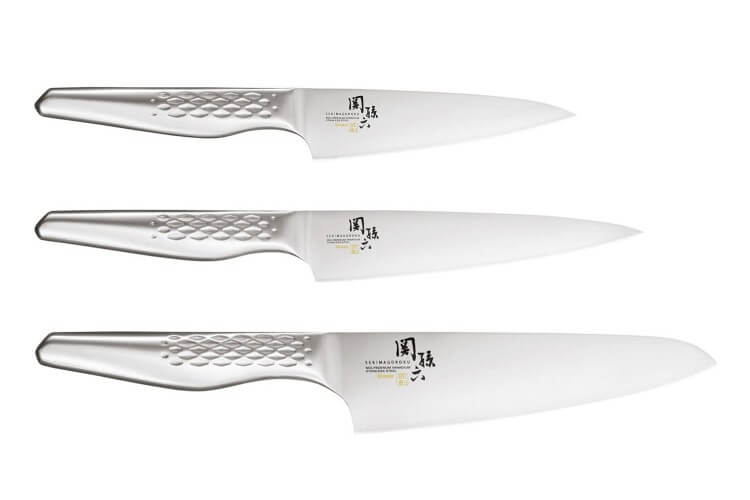 Set 3 couteaux Kai Seki Shoso Office + Universel + Chef