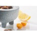 Mortier Gefu Crunchy Ø10cm en granit sur pieds + pilon