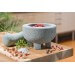 Mortier Gefu Crunchy Ø10cm en granit sur pieds + pilon