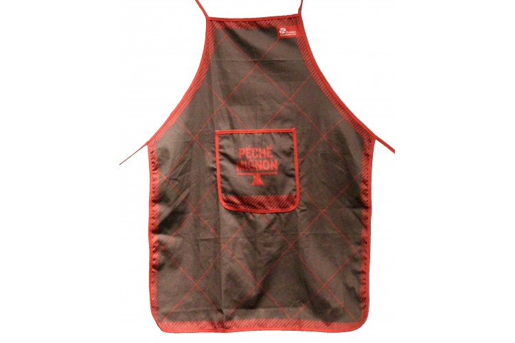 Tablier de cuisine Pradel Excellence P&eacute;ch&eacute; Mignon 100% coton