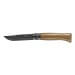Couteau Opinel Luxe Black Edition n°08 lame 8,5cm noire manche chêne